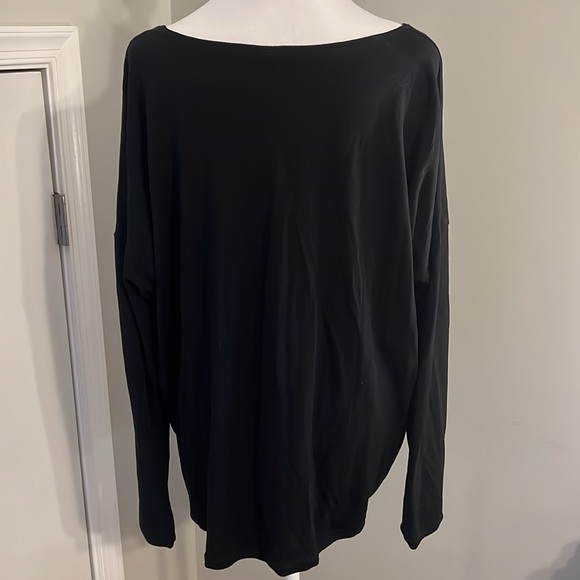Eileen Fisher long sleeve black shirt L - Picture 2 of 6